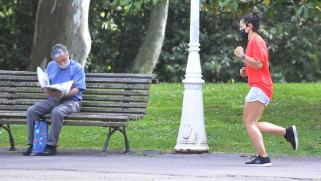 El próximo mes una aplicación guiará por el parque de Doña Casilda a los que hagan deporte en su entorno.