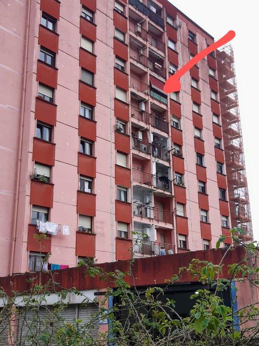 Lugar del rescate, en Llodio.