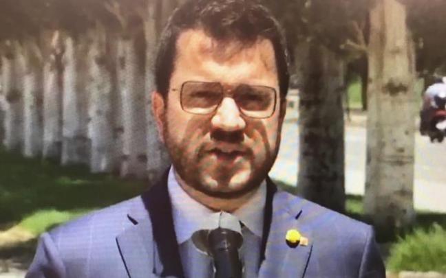 El president de la Generalitat, Pere Aragonès