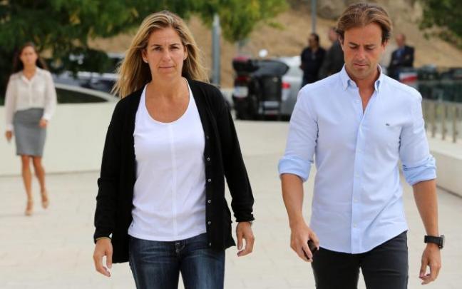 Arantxa Sánchez Vicario y su exmarido, Josep Santacana Arantxa Sánchez Vicario y su exmarido, Josep Santacana