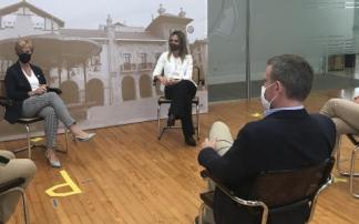 La consejera del Gobierno Vasco Arantxa Tapia visita Beasain y se reúne con Goieki La consejera del Gobierno Vasco Arantxa Tapia visita Beasain y se reúne con Goieki