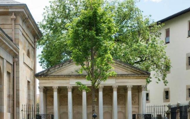 El obispo de Bilbao pide al Papa plantar un retoño de Gernika en Roma El obispo de Bilbao pide al Papa plantar un retoño de Gernika en Roma