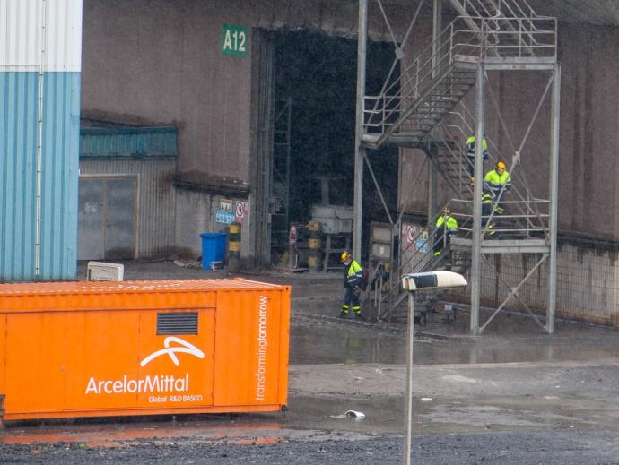 La acería de Sestao volvió al trabajo el día 3 después de más de tres meses de parada