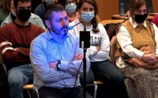 El principal acusado, Pedro Nieva, durante el juicio El principal acusado, Pedro Nieva, durante el juicio