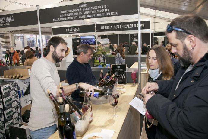 Feria del vino Ardoaraba en 2018