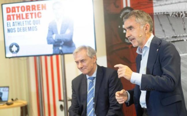 El candidato a las elecciones del Athletic, Iñaki Arechabaleta, ha presentado su proyecto económico