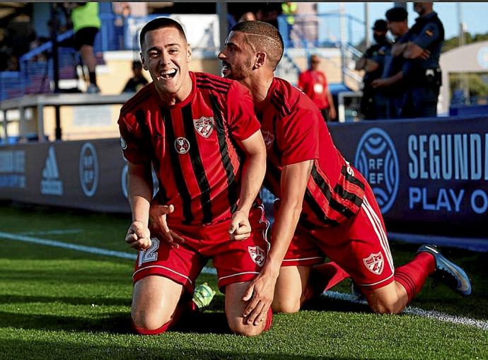 El Arenas fue una apisonadora durante la primera mitad en el duelo ante el Espanyol B. Foto: RFEF