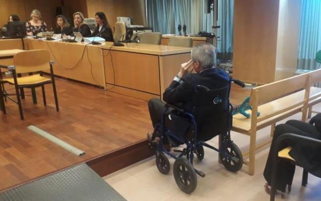 Aristrain, durante el juicio en la Audiencia de Madrid.