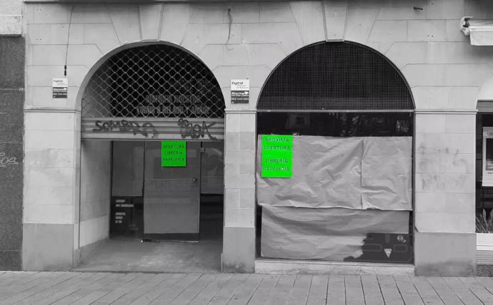 Exterior del local que ocupará la segunda librería de Arlekin, en la calle Magdalena
