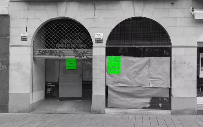 Exterior del local que ocupará la segunda librería de Arlekin, en la calle Magdalena