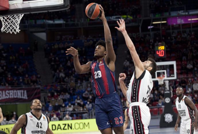 Partido Baskonia - Armani Milán, de la Euroliga.