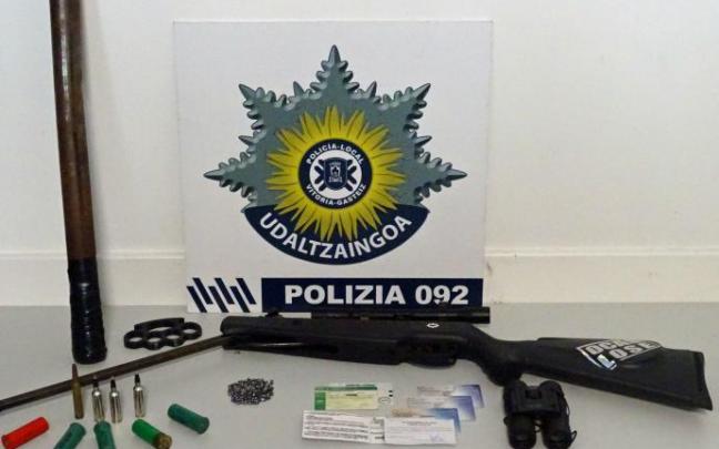 Armas decomisadas. Armas decomisadas.