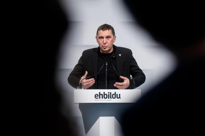 Arnaldo Otegi, coordinador general de EH Bildu.