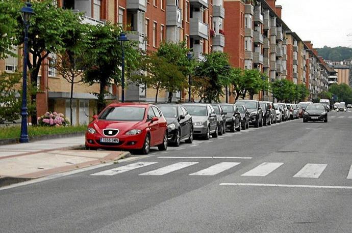 La avenida Paseo de Fanderia que pasará a ser de un sentido. Foto: A.M.