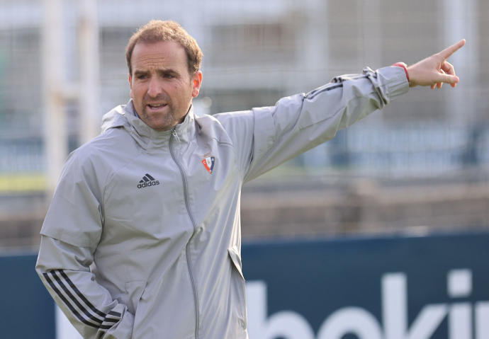 Jagoba Arrasate, entrenador de Osasuna.