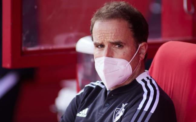 Jagoba Arrasate, durante el partido.