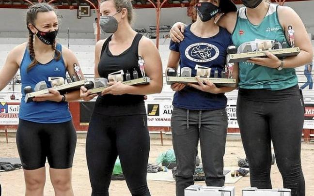 Ansorregi, Gisasola, Arruti y Orbe, el año pasado. Foto: Javi Colmenero