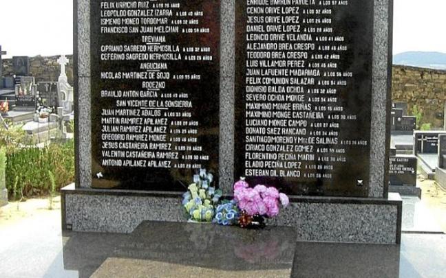 Panteón en el que reposan los restos de 31 personas desde 1980.