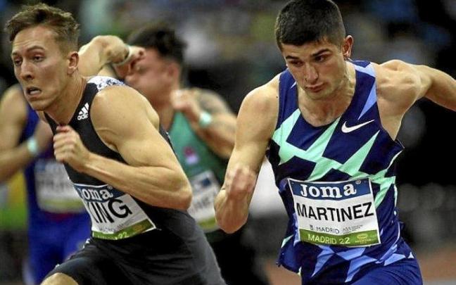 A la izquierda David King (Gran Bretaña), a la derecha Asier Martínez, en la semifinal. Foto: Rfea