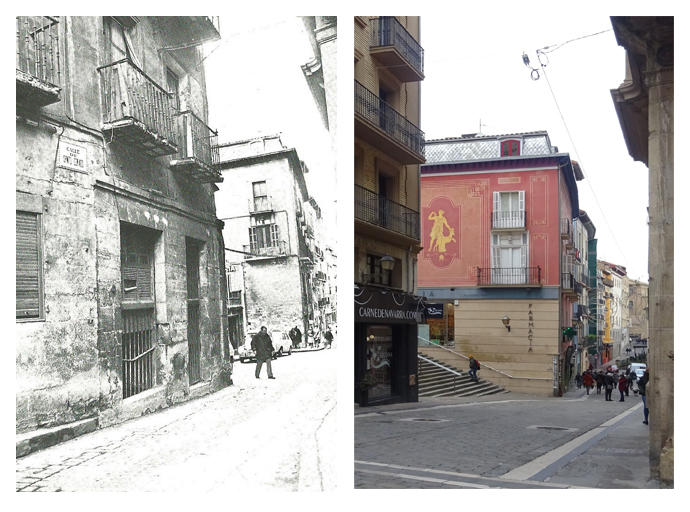 Arranque de la calle Santo Domingo, 1976