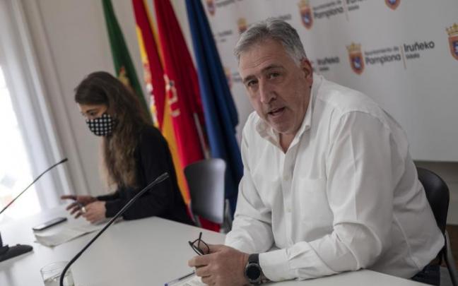Joseba Asiron, durante una rueda de prensa.