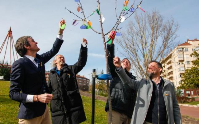 Evento celebrado en el parque de San Martín el pasado 15 de febrero por el Día contra el cáncer infantil.