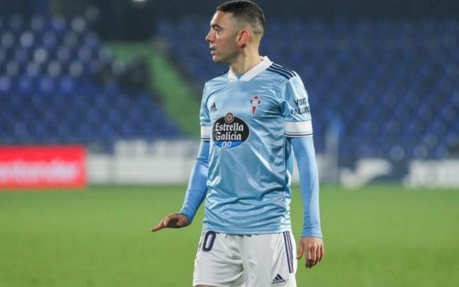 Iago Aspas, en un partido con el Celta. Iago Aspas, en un partido con el Celta.