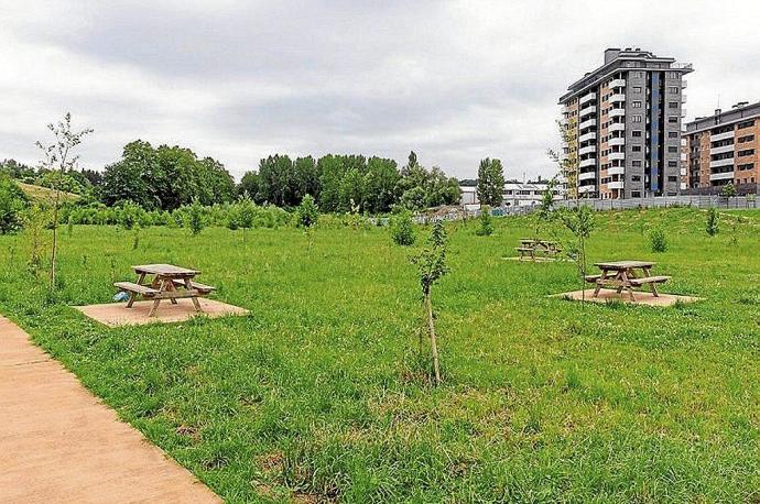 El parque fluvial Andre Gobadarien Ibai Parkea. Foto: N.G.