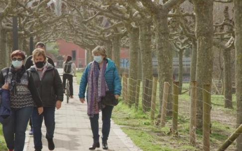 Los vecinos y vecinas de Villava estuvieron confinados en un kilómetro cuadrado.