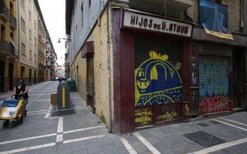 La confitería centenaria Casa Ataun, de 1898, cerró el año pasado en plena pandemia.