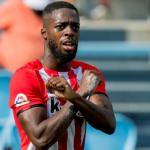Iñaki Williams celebra el gol de la victoria ante el Celta. Iñaki Williams celebra el gol de la victoria ante el Celta.