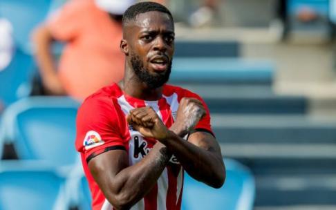 Iñaki Williams celebra el gol de la victoria ante el Celta.