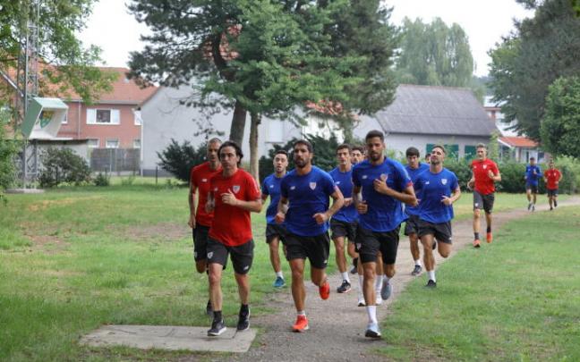 Un instante de la pretemporada del Athletic en Alemania hace dos años