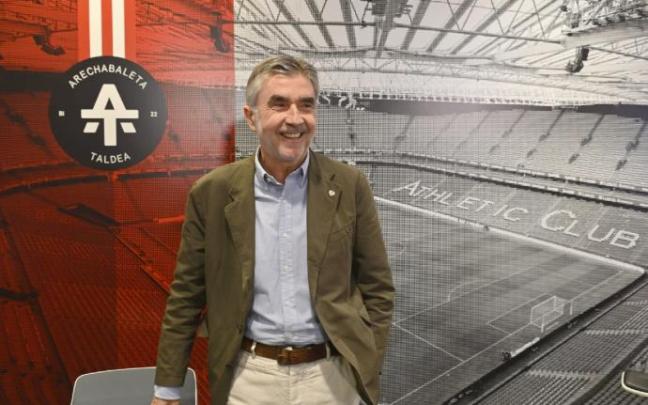 El aspirante a la presidencia del Athletic, Iñaki Arechabaleta