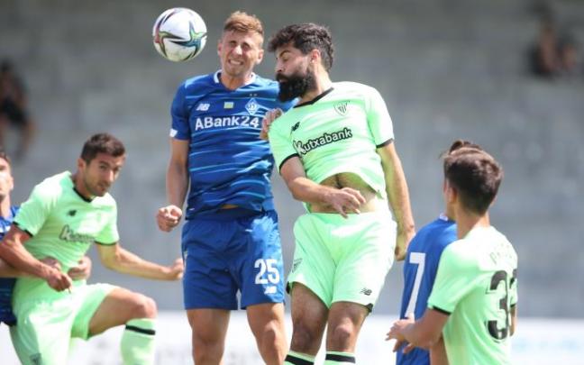 El Dinamo Kiev apenas ofreció peligro en ataque ante el Athletic.