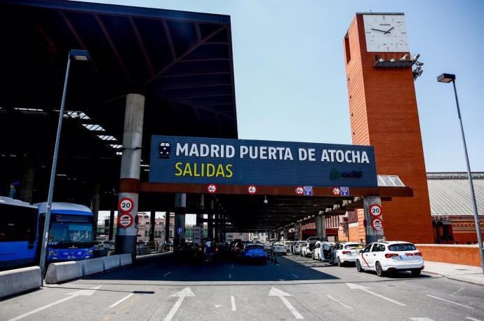 Estación de tren de Puerta de Atocha de Madrid.