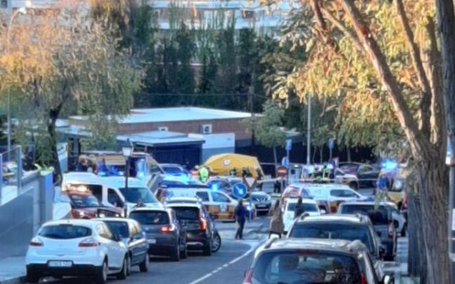 Alrededores del colegio Montealto donde se ha producido el atropello