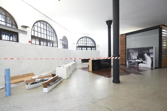 La estación de ferrocarril de Atxuri en Bilbao