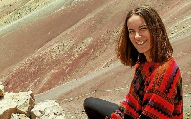 Haira Rivero, Global Training mugikortasun batekin, artxiboko argazki batean. Atgazkia: DNA