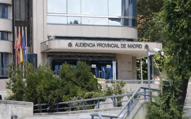 Fachada de la Audiencia Provincial de Madrid.