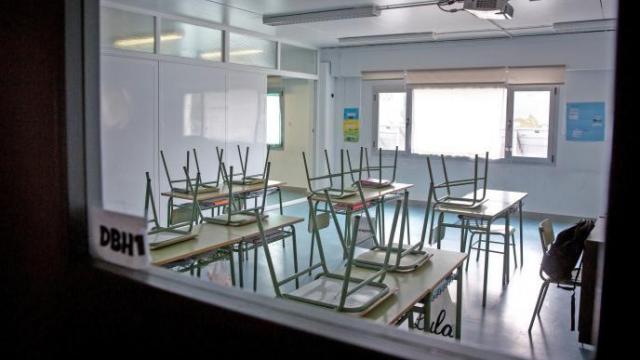 A día de hoy hay clausuradas 160 aulas en Euskadi