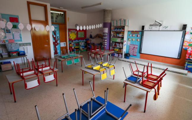 Las aulas cerradas en Euskadi por covid han bajado de 307 a 256 del martes a este miércoles. Las aulas cerradas en Euskadi por covid han bajado de 307 a 256 del martes a este miércoles.