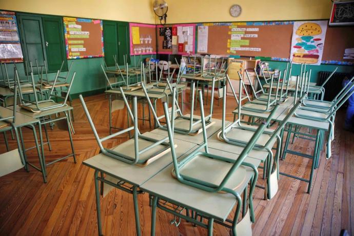 Las aulas clausuradas en Euskadi suponen el 0,19 % del total