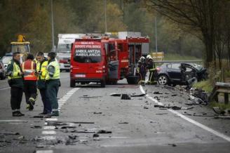 Imagen de archivo de un accidente de tráfico