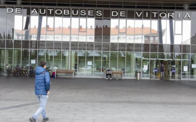 La estación de autobuses de Vitoria. La estación de autobuses de Vitoria.