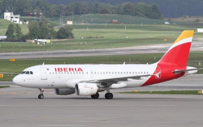 Imagen de archivo de un avión de Iberia.