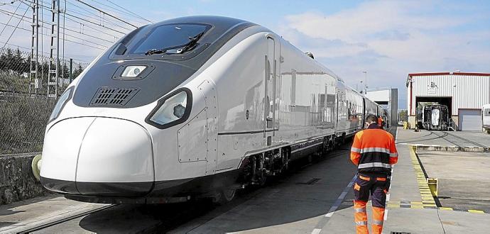 El modelo Avril, en la fábrica de Talgo en Ribabellosa. Foto: Alex Larretxi