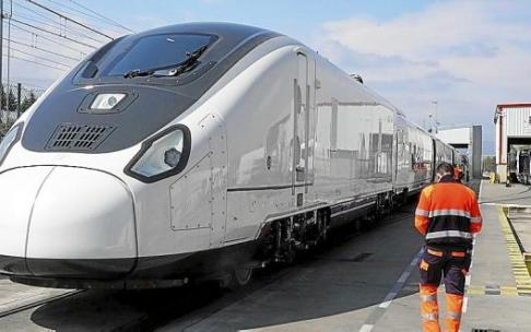 El modelo Avril, en la fábrica de Talgo en Ribabellosa. Foto: Alex Larretxi El modelo Avril, en la fábrica de Talgo en Ribabellosa. Foto: Alex Larretxi