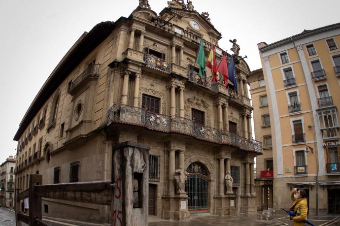 Fachada del Ayuntamiento de Pamplona