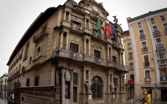 Fachada del Ayuntamiento de Pamplona